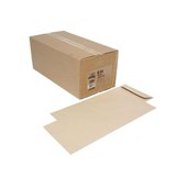 CROXLEY ENVELOPE PLAIN MANILLA PEEL AND SEAL LARGE 95GSM E34 W381 X L152MM KRAFT BOX 250