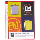 FM INSERT DISPLAY BOOK 20 POCKET A4 RED