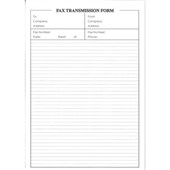 FAX MESSAGE PAD RULED A4 50 LEAF