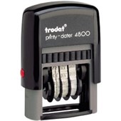 TRODAT 4800 PRINTY SELFINKING DATE STAMP 4 BAND 3MM BLACK