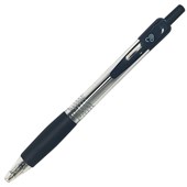 OPD BALLPOINT PEN RETRACTABLE RUBBER GRIP MEDIUM BLACK BOX 10