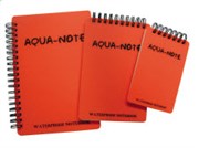 GPB AQUANOTE WATERPROOF NOTEBOOK WIRO 50LF W100 X L150MM