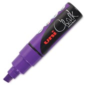 UNIBALL CHALK MARKER CHISEL TIP 8MM VIOLET