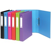 COLOURHIDE RING BINDER 2D 25MM A4 BLUE