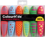 COLOURHIDE MY DESIGNER HIGHLIGHTER CHISEL ASSORTED PACK 6