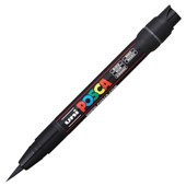 POSCA PCF350 PAINT MARKER BRUSH TIP BLACK