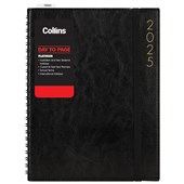 COLLINS DIARY PLATINUM A51 BLACK DAY PER PAGE WIRO ODD YEAR